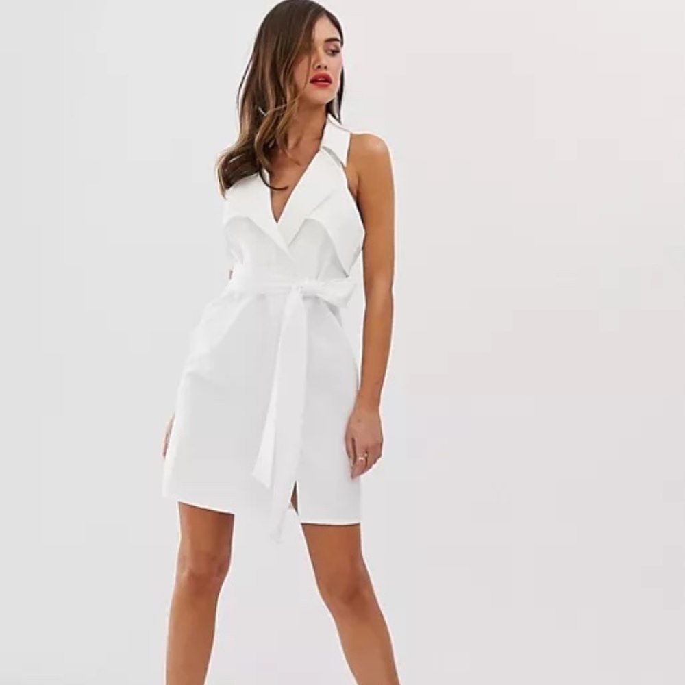 NWT ASOS Design Mini Belted Trench Dress